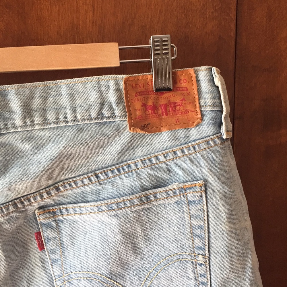 Levi's jean short cutoffs