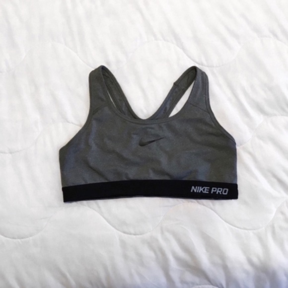 Nike Other - ‼️SALE TODAY‼️ PADDED GRAY NIKE SPORTS BRA