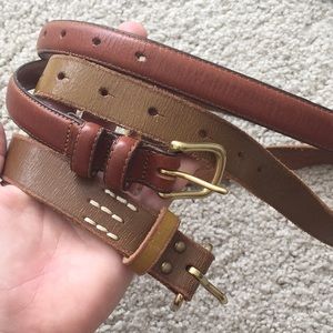 2 Jcrew small belts (listing is for both)