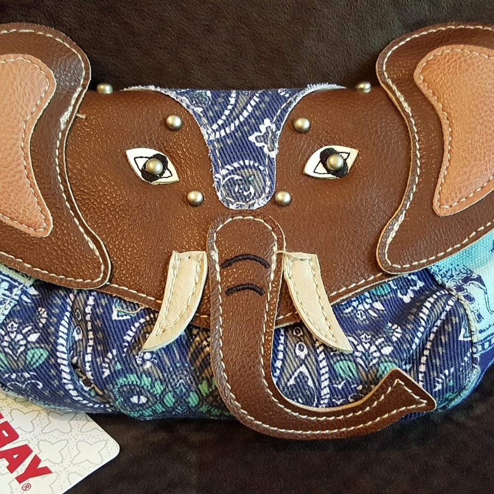 Unionbay Women's Junior's Elephant Purse Wristlet