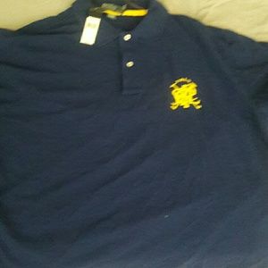 Navy Blu and yelow  2XL Polo by Ralph Lauren NEW