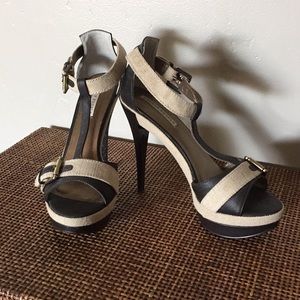 Two tone Stiletto heels size 8