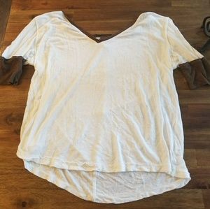 🚫SOLD🚫We the Free green and white midsleeve tee