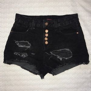 High waisted shorts