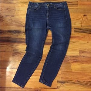 Lane Bryant low rise super stretch skinny jean