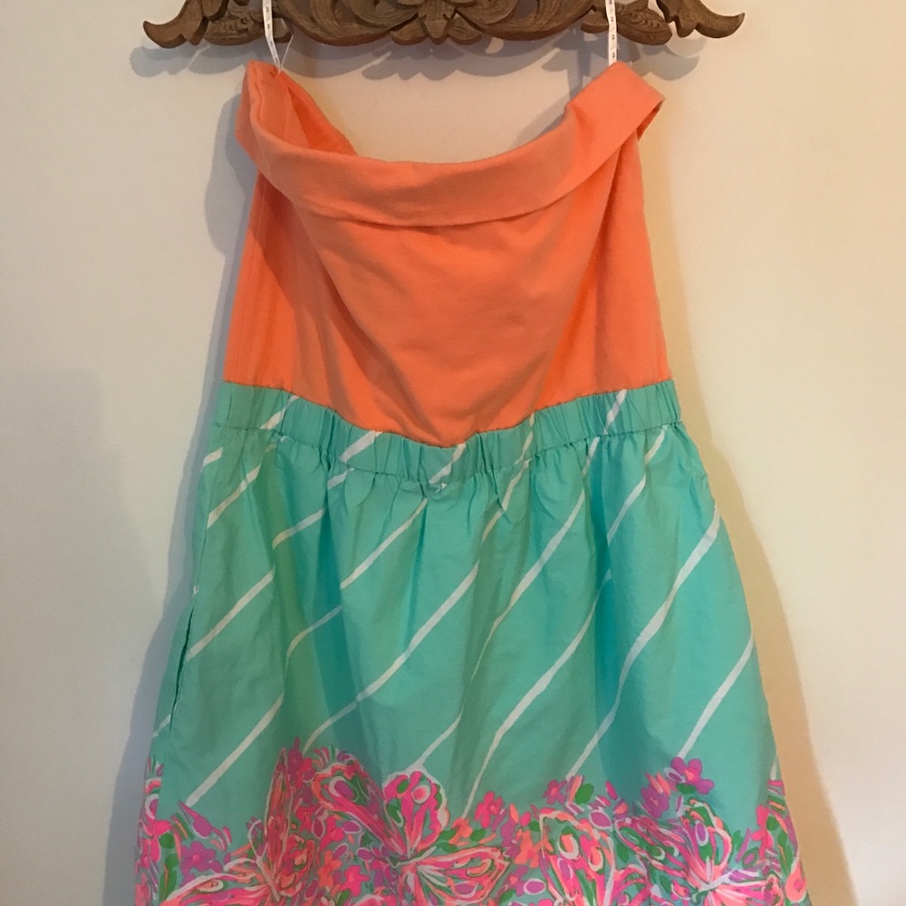 Lilly Pulitzer Strapless Dress w/PocketsFLASH SALE