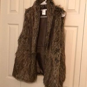 K. Jordan faux fur vest