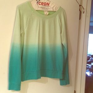 Ombré Teal Sweater