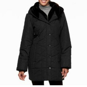 Croft & Barrow® Hooded Paisley Puffer Jacket