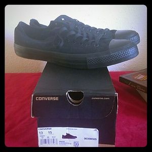 Black converse