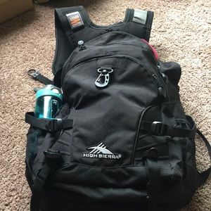 High Sierra Black Backpack