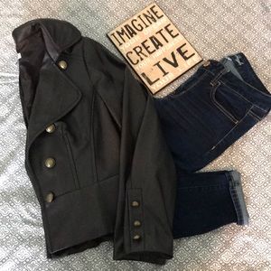 Bomber jacket in chocolate brown