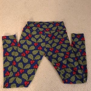 Lularoe Holiday Leggings OneSize