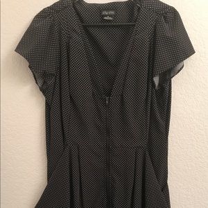 City Chic Plus Size Polka dot dress
