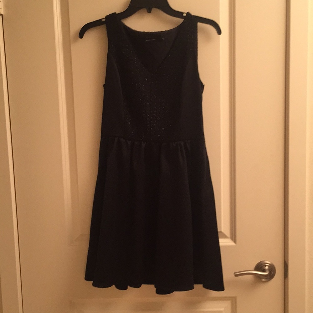 Sparkly black dress