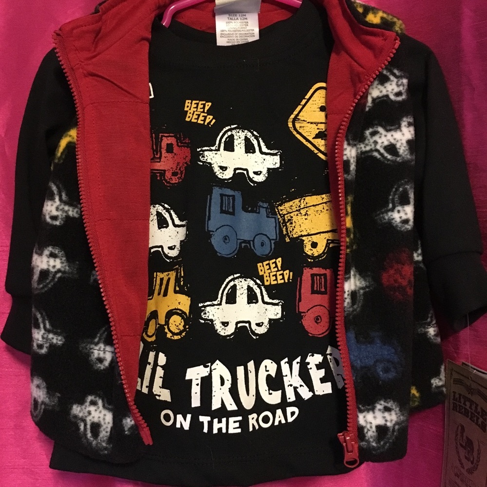 NWT BOYS 3PC SETS BY LITTLE REBEL