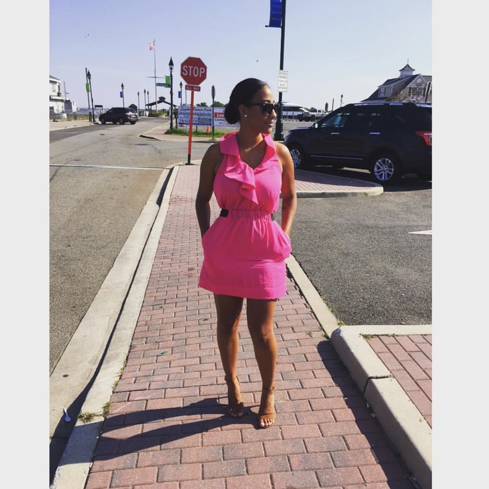 Neon Pink Dress!