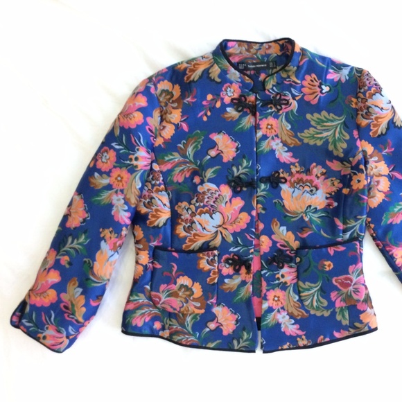 Zara Jackets & Blazers - Zara chinoiserie jacket