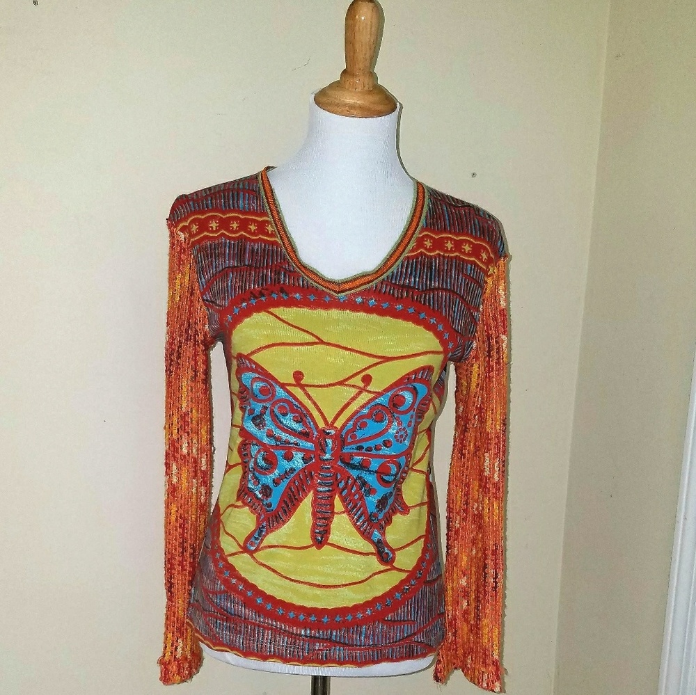 🦋 pretty butterfly long sleeve top