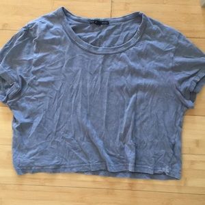 Blue/grey Urban Outfitters crop top
