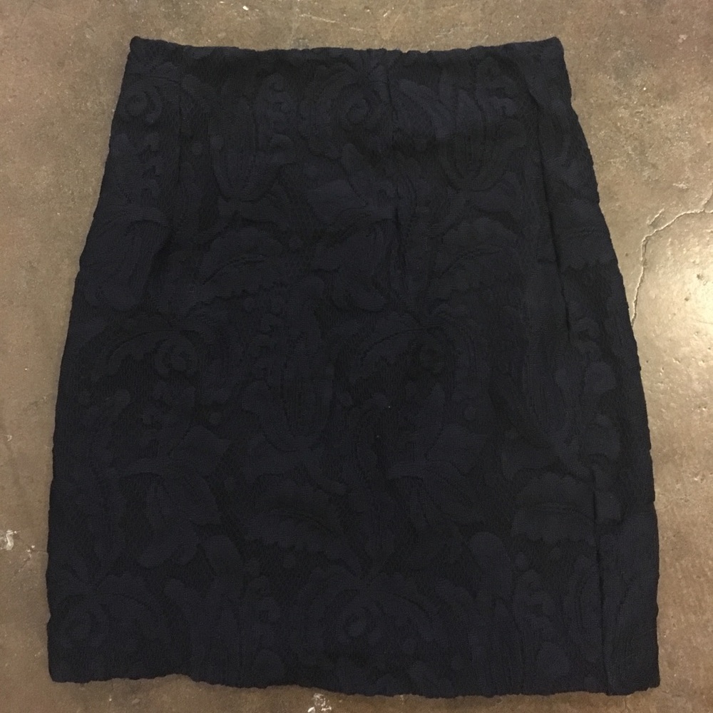 HM Dark Navy Lace Skirt Size 4