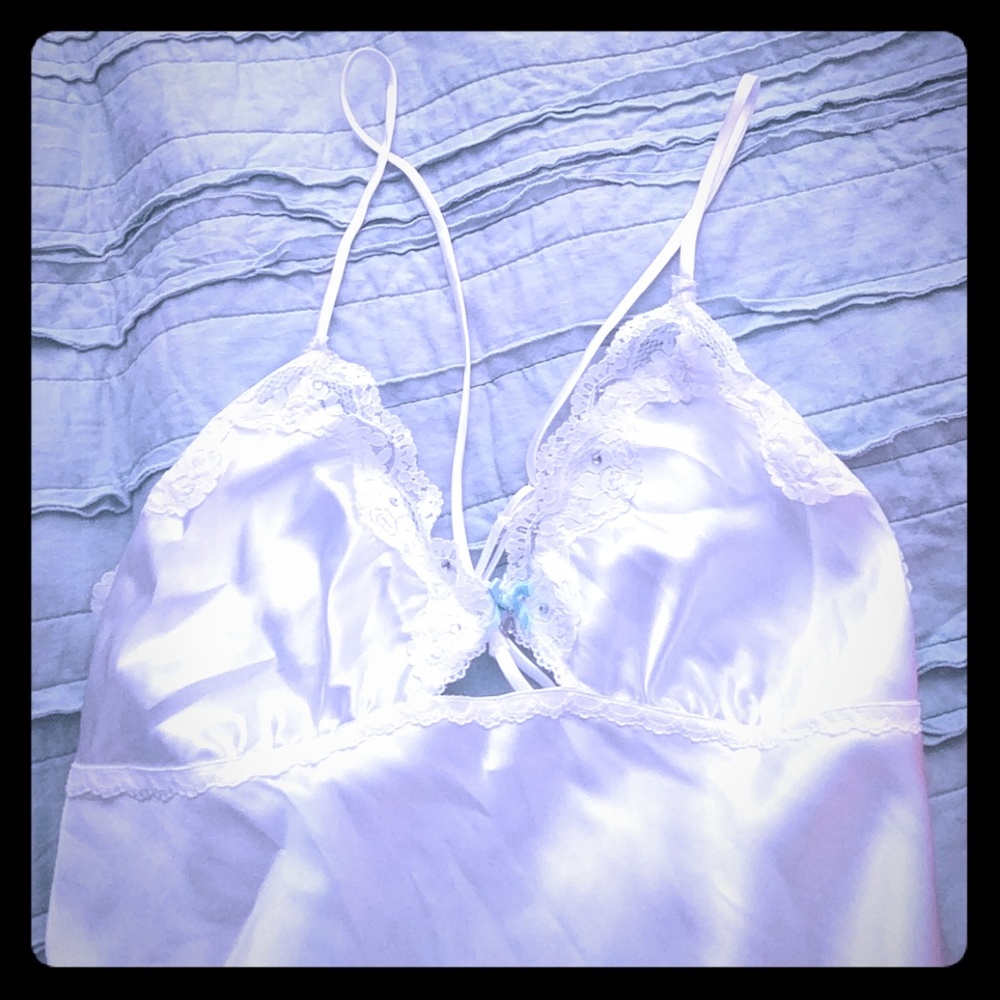 White lingerie top Never been worn