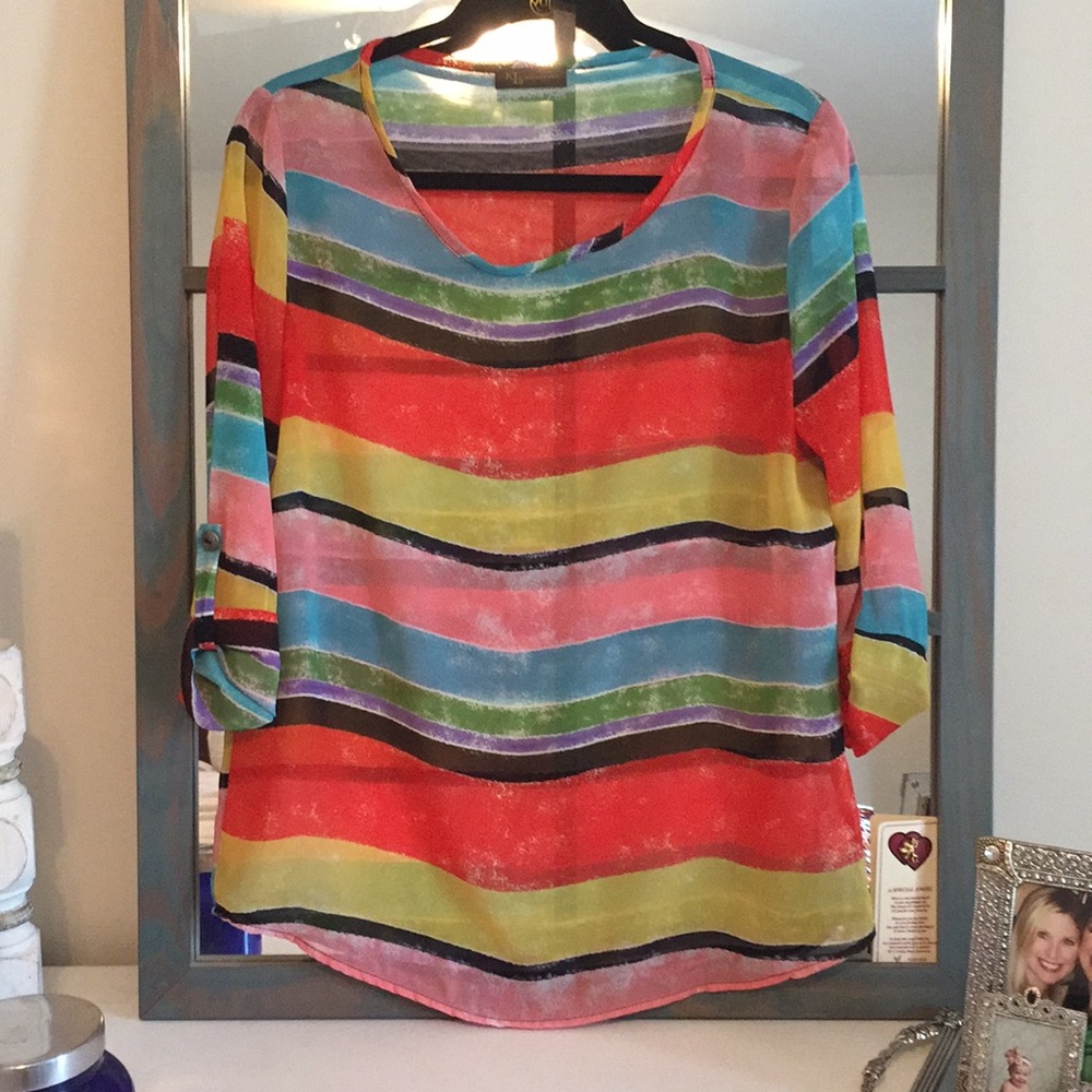 Boutique sheer top