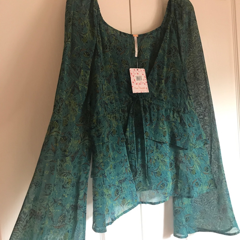 Free People floral blouse