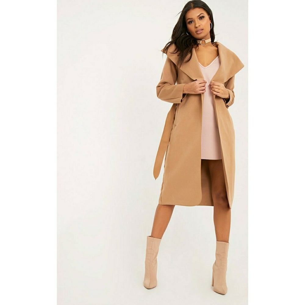 Oversized Waterfall trench coat