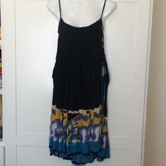 FREE PEOPLE FP One Imperial Palm Pintuck Dress - Picture 2 of 8