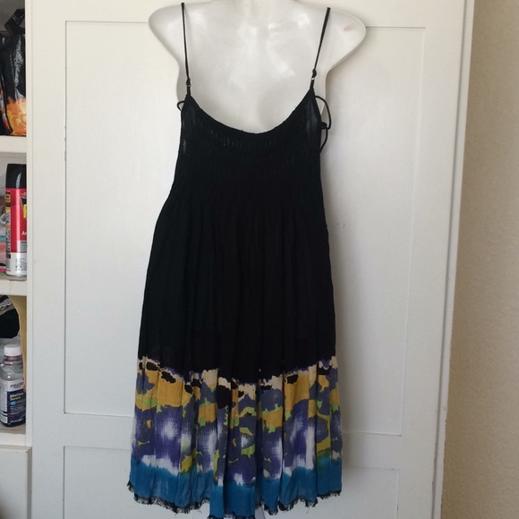 FREE PEOPLE FP One Imperial Palm Pintuck Dress - Picture 6 of 8