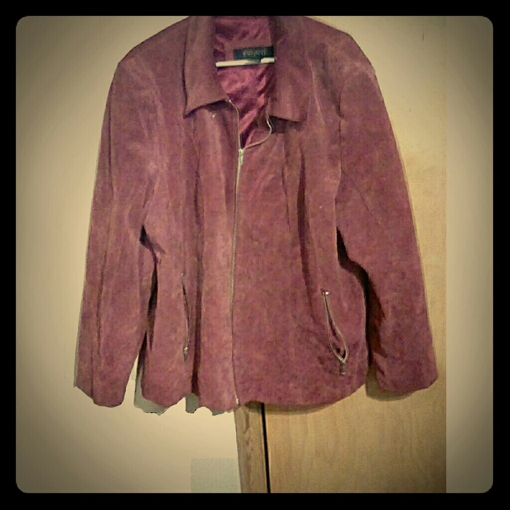Lane Bryant suede blazer