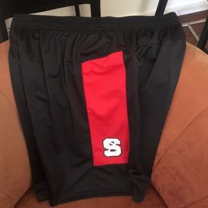 NC State Large Basketball Shorts