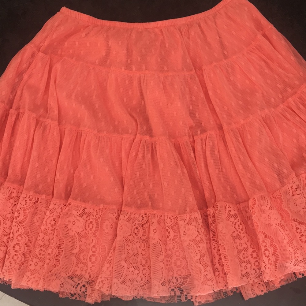 Free People Peach Skirt