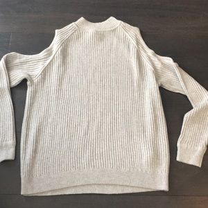 H&M cold shoulder sweater