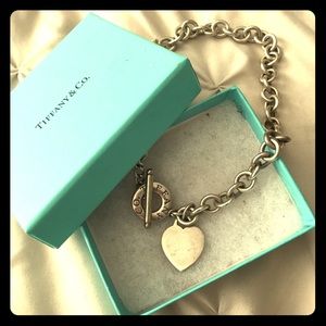 Tiffany heart tag necklace