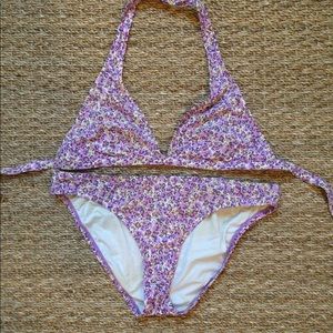Purple Liberty Print JCrew Bikini - size M