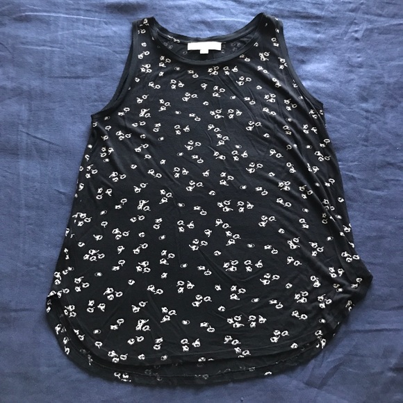 LOFT Tops - LOFT Flowered Tank Top.