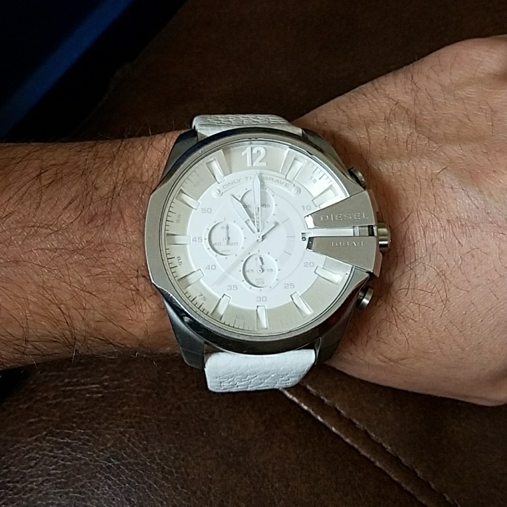 Diesel men's watch white