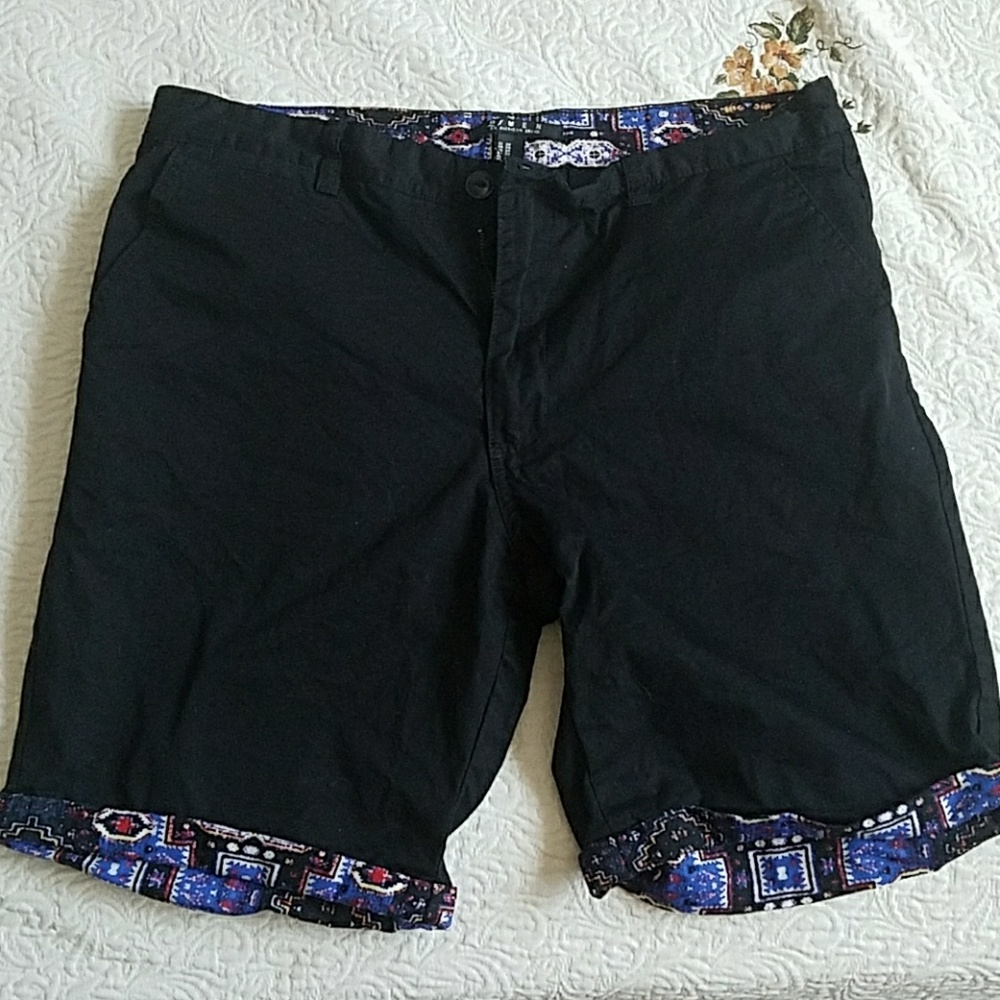 Mens Black Summer Shorts Size Large 21 Men