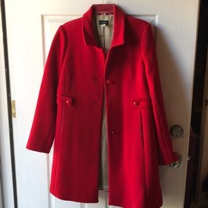 J. Crew Vintage Red Winter Coat