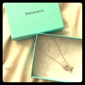 Tiffany cross heart necklace