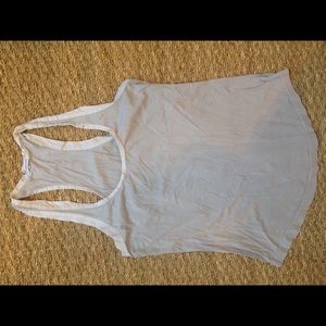 James Perse grey cotton tank - M