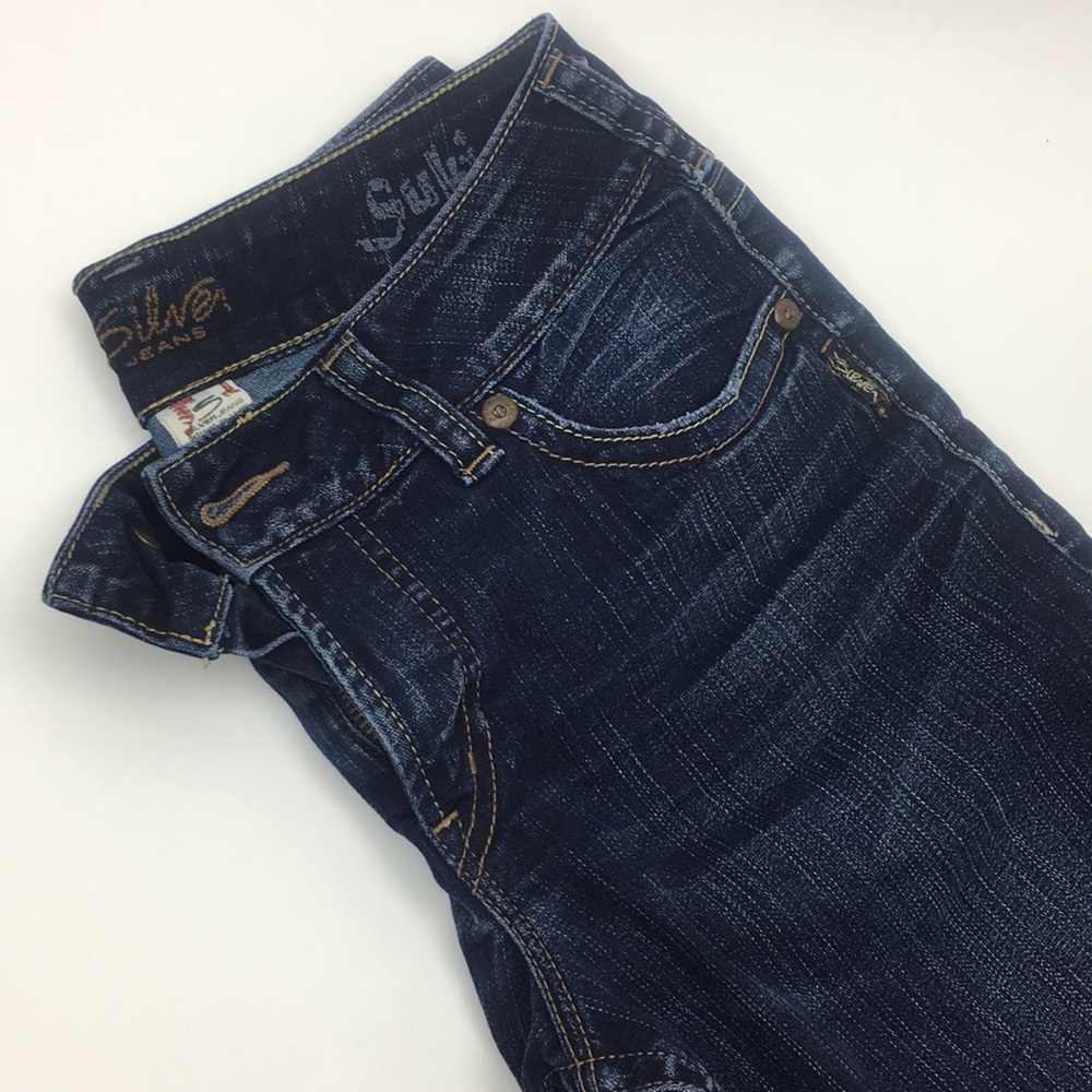Silver slight boot Flare Jeans