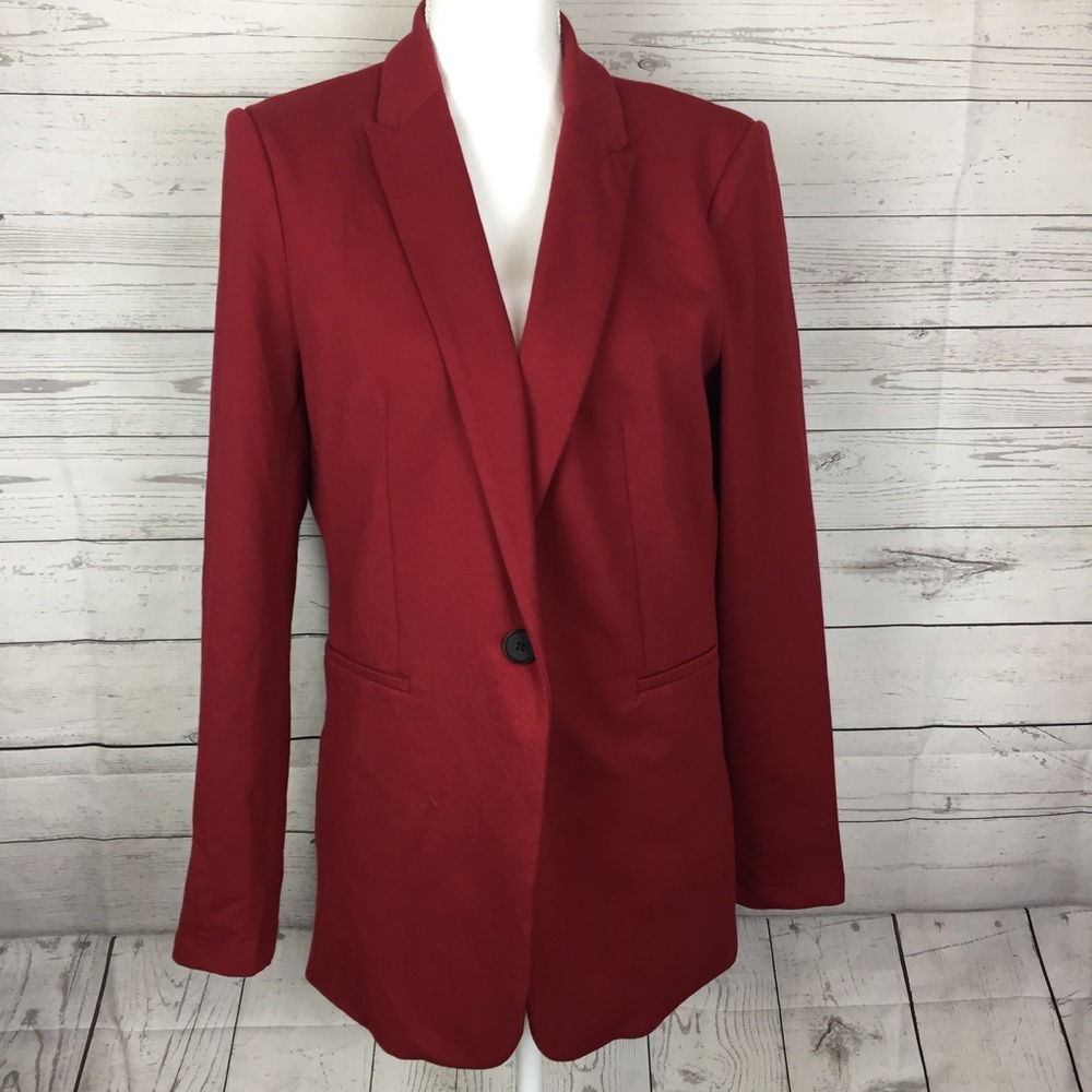 Nwt Mossimo Large red work career blazer