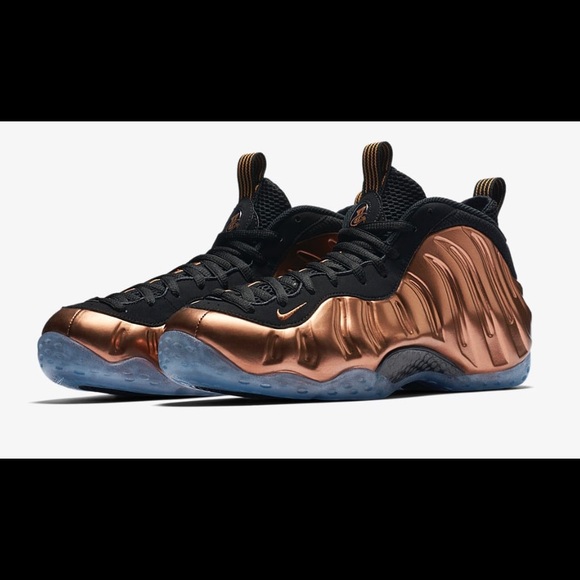 💯Auth Air Foamposite One Copper Sz10.5 w'out hat - Picture 2 of 7