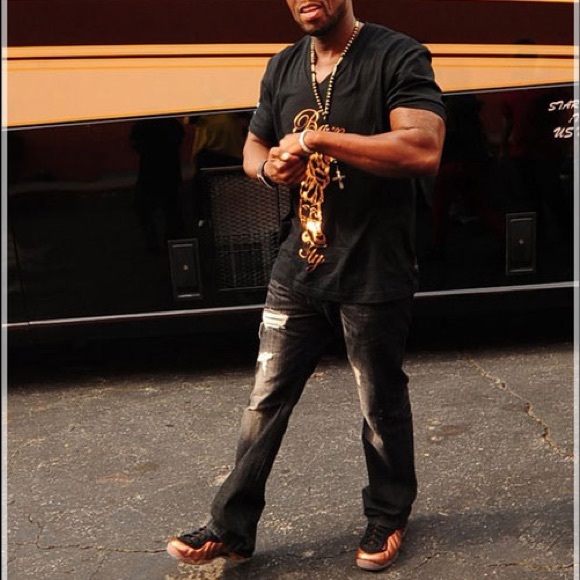 💯Auth Air Foamposite One Copper Sz10.5 w'out hat - Picture 6 of 7