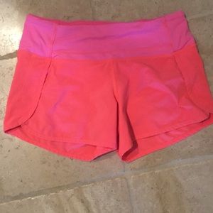 Lululemon Neon Shorts size 4