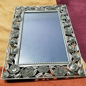 Malden 4x6 inch rose filigree frame