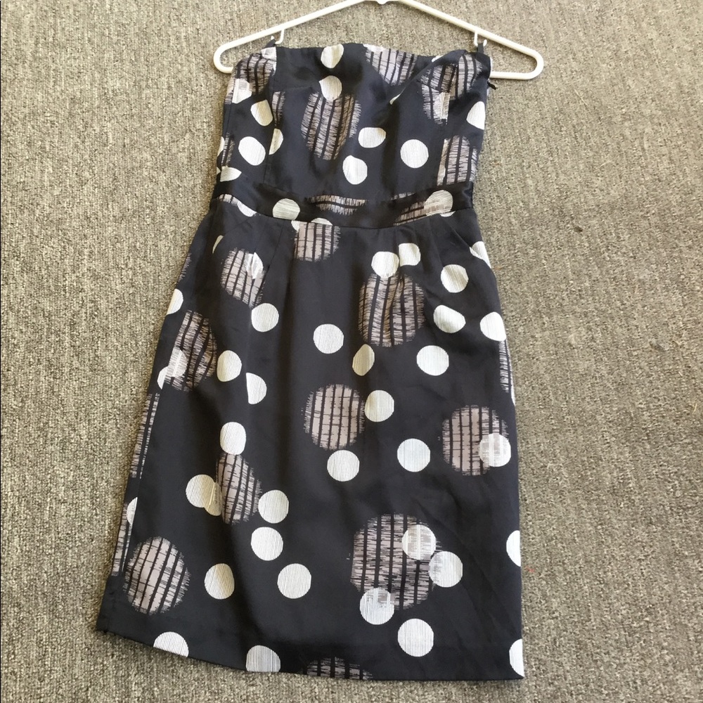 Banana Republic polka dot cocktail dress
